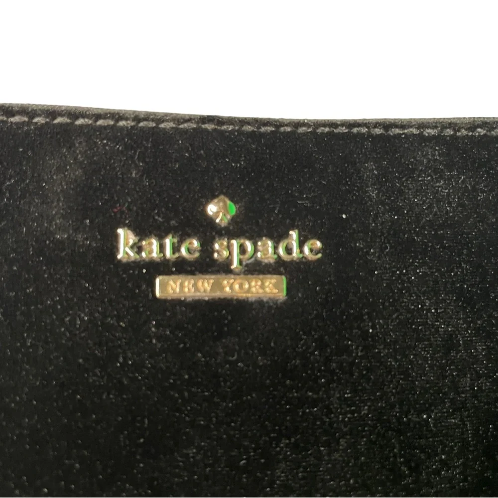 Kate Spade New York 249634 Womens Dawn Place Velvet Madelyne Hand Bag Black. - Picture 5 of 15